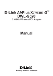 D-Link Air DWL-520 Specifications