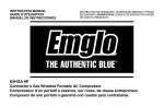 Emglo K5HGA-8P Instruction manual