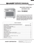 Sharp R-90GC Service manual