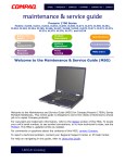 HP Presario 1700 - Notebook PC Specifications