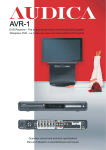 Audica AVR-1 Specifications