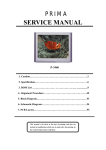 Prima P-3460 Service manual