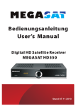 Megasat Digital 1 User`s manual