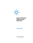 Agilent Technologies U1270 Series Technical data