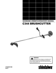 Shindaiwa X7502831600 Operator`s manual