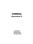 Comdial ExecuTech 0816 Series Specifications