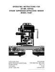 Mr. Coffee ECM7 Operating instructions