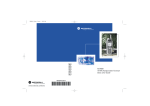 Motorola MTH800 User guide