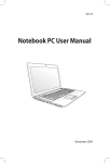 Asus N71Ja User manual