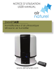 Air Naturel SmartAir User manual