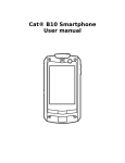 CAT B10 User manual