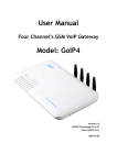 VOPtel GoIP4 User manual