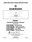 Emerson CF901GES00 Owner`s manual