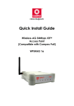 Compex WP54AG 1a Install guide