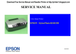 Epson R340 - Stylus Photo Color Inkjet Printer Service manual