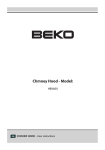 Beko HBG70 Operating instructions