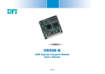 DFI HR908-B User`s manual
