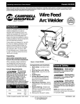 Campbell Hausfeld WG3020 Operating instructions