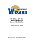 Wizard Ca Co CIPHER Lab CPT-8061 User guide