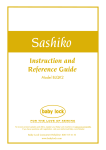 Baby Lock Sashiko BLQK2 Instruction manual