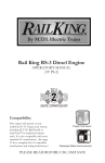 M.T.H. RailKing Operator`s manual