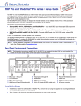 Extron electronics Multi-Graphic Processor MGP 464 HD-SDI Setup guide