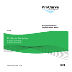 ProCurve 2510G Series System information