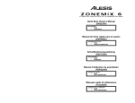 Alesis ZoneMix6 Owner`s manual