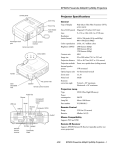 Epson PowerLite 820p Specifications