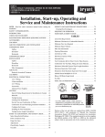 Bryant 926TA Instruction manual