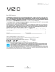 Vizio E322VL User manual