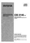 Aiwa CDC-X145 Operating instructions