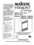 Vermont Castings 43LDVR Operating instructions
