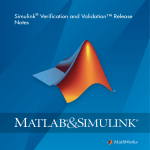 Simulink® Verification and Validation™ Release Notes
