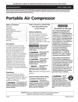 Campbell Hausfeld IN625501AV Operating instructions