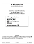 White-Westinghouse ES200 Service manual