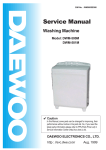 Daewoo DW-5010 Service manual