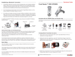 Code CR2600 User manual