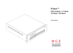 MGE UPS Systems 11+ User manual