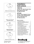 Bradley Terreon WF3204 Installation manual