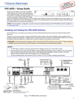 Extron electronics PVS 405D Setup guide