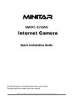 Minitar MWIPC-1510WG Installation guide