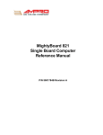 Ampro Corporation MightyBoard 821 Specifications