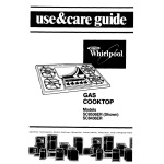 Whirlpool SC8436ER Use & care guide