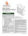 MHSC 400DVBLNV7CE Operating instructions