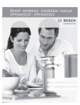 Bosch DPH30652UC Installation manual