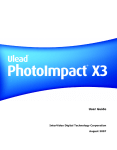Ulead PHOTOIMPACT MENU PLUG-IN User guide