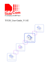 SimCom T5320 User guide