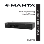 Manta DVBT02 User`s manual
