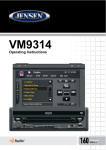 Audiovox VM9314 Operating instructions
